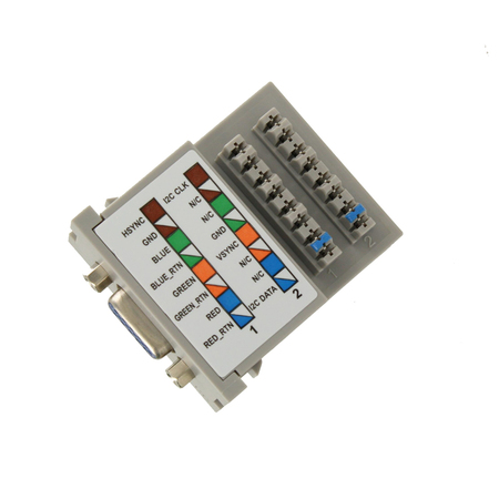 LEVITON WALLPLATES MOS VGA PC GY 41295-VPG